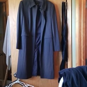 Long grey jacket size 8